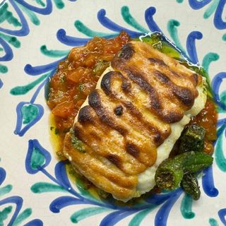 BACALAO GRATINADO EN ALIOLI DE AJO ASADO 