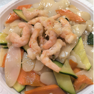 Gnocchi di riso con gamberi