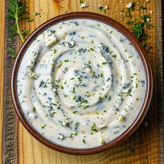 Sos homemade de gorgonzola