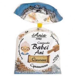 Ciasteczka Babci Ani owsiane cynamonowe 100g Bio Ania