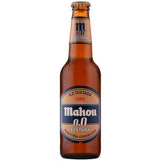 Cerveza Mahou 0.0 Tostada Botella 33cl.