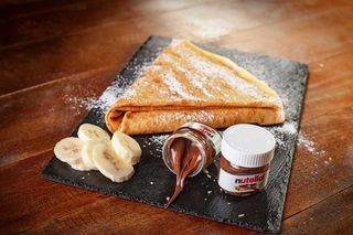 Ciocolata nutella si banane 