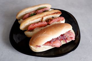 Panino con salsiccia