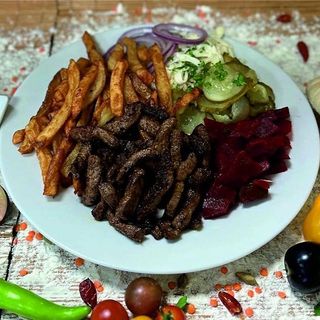 Chips beef black angus halal