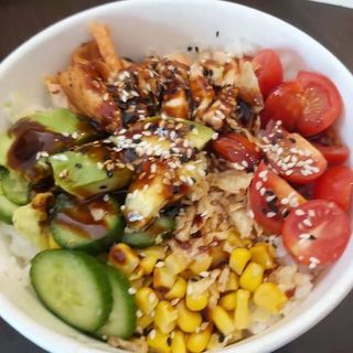 Poke salmon cotto