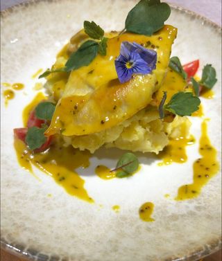 Пилешко филе с медена горчица