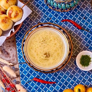 Лапша с фрикадельками