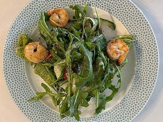 Зелений омлет з креветками (280г)