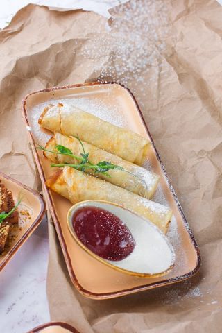 Блинчики со сгущенкой 