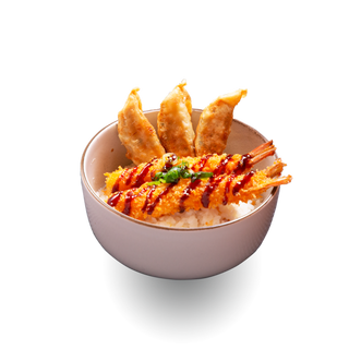 Ebi furay gyoza don