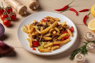 Фри с мясом (320гр)