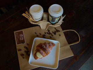 კრუასანი კრემით