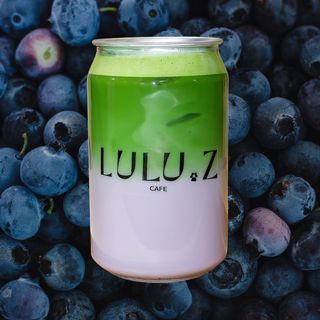 Blueberry white matcha