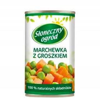 Słoneczny Ogród Marchewka Z Groszkiem 400g