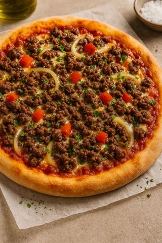 Pizza viande hachée
