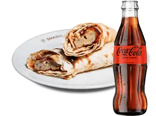 КУРЯЧИЙ ЛЮЛЯ-КЕБАБ В ЛАВАШІ 270г + COCA-COLA ZERO 250мл