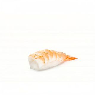 Nigiri de langostino con crema de yuzu (1 ud.)