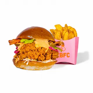 COMBO | Chipotle Burger, Fries Crispers 130g