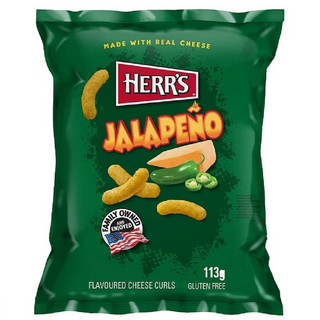 Herr´s Cheese Curls Jalapeño 113 G