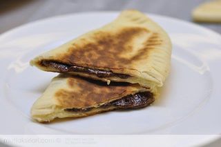 Pita con Nutella