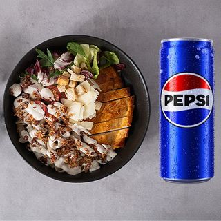 Cezar grill bowl+Pepsi 0,25L