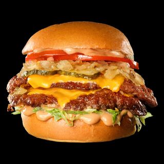 American Double Cheeseburger