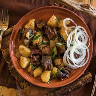 Куурдак с картошкой