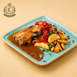 Pulpa de Rata cu sos de cimbru 