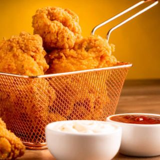 Menú pollo frito (3 Uds.)  