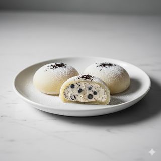 Mochi tè nero