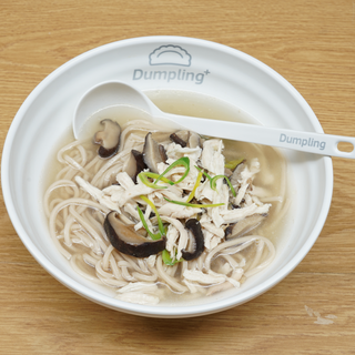 Fideos A Mano  Con Pollo Y Setas Shiitake