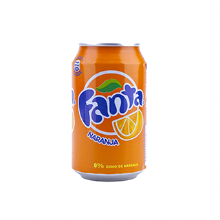 Fanta Naranja lata 330ml.