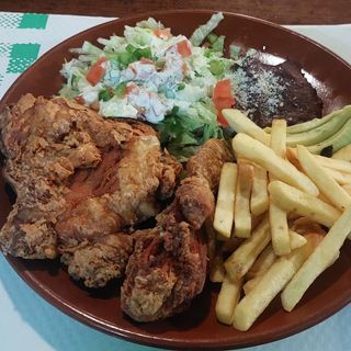 1/4 De Pollo Frito