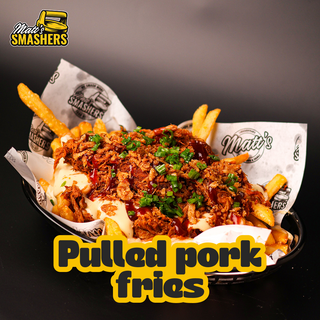 Loaded pulled pork fries