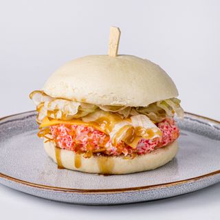 Бао бургер з лососем