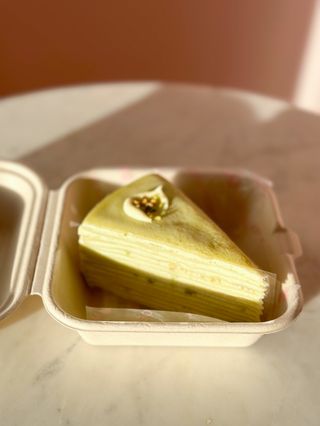 Mille Crepe de Pistacho