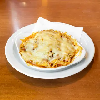 Macarrones boloñesa gratinados