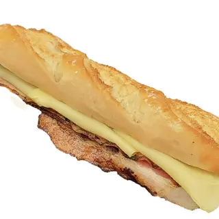 Sándwich de bacon y queso