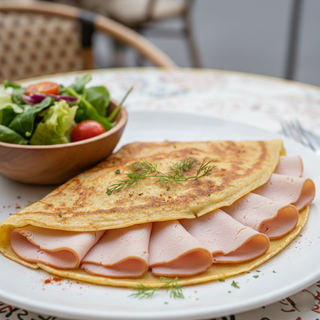 Crêpe salée jambon