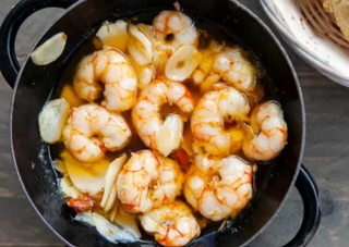 Gamberetti all'aglio