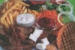 Plato Kebab De Pollo Con Queso