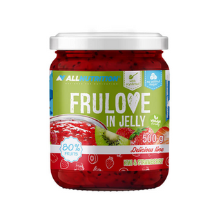 Უშაქრო Ჯემი 500 Გ: Კივი + Მარწყვი