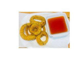 Anéis de Cebola Panados