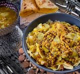 Rfissa+seffa+tajine poulet au citron+3salades+1lCoca