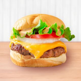 Cheese bacon burger