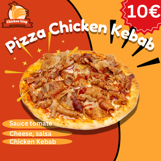 Pizza Kebab De Pollo