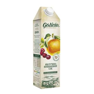 Сік яблучно-вишневий ТМ "Galicia", 1 л