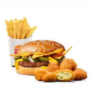 Cheesy Burger Menu
