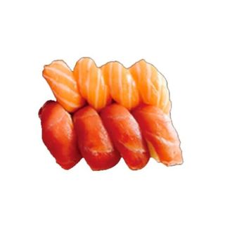 Nigiri salmón y atún (8 uds.)