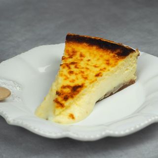 Tajada de tarta de queso